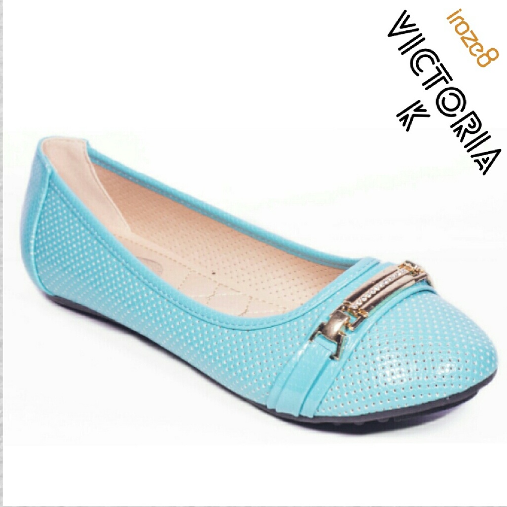 Women Bracelet Buckle Ballet Flats,  b-2065, Sage